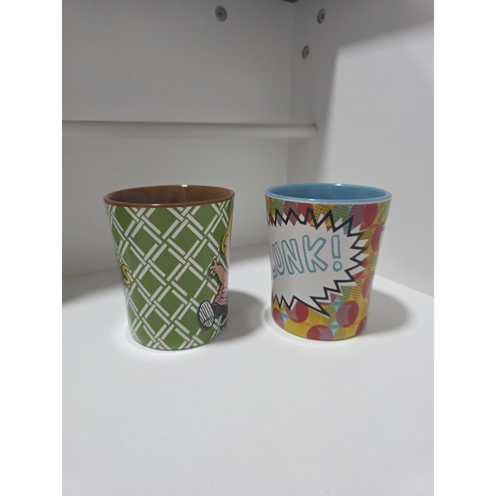 Peanuts Charlie & Sally Ceramic Mug Set‎ of 2 Gibson Overseas Coffee Cups Comic - Picture 4 of 9